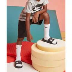 NIKE - Kawa Slide Zapatilla Urbana Niño Negro (34 a 38.5)