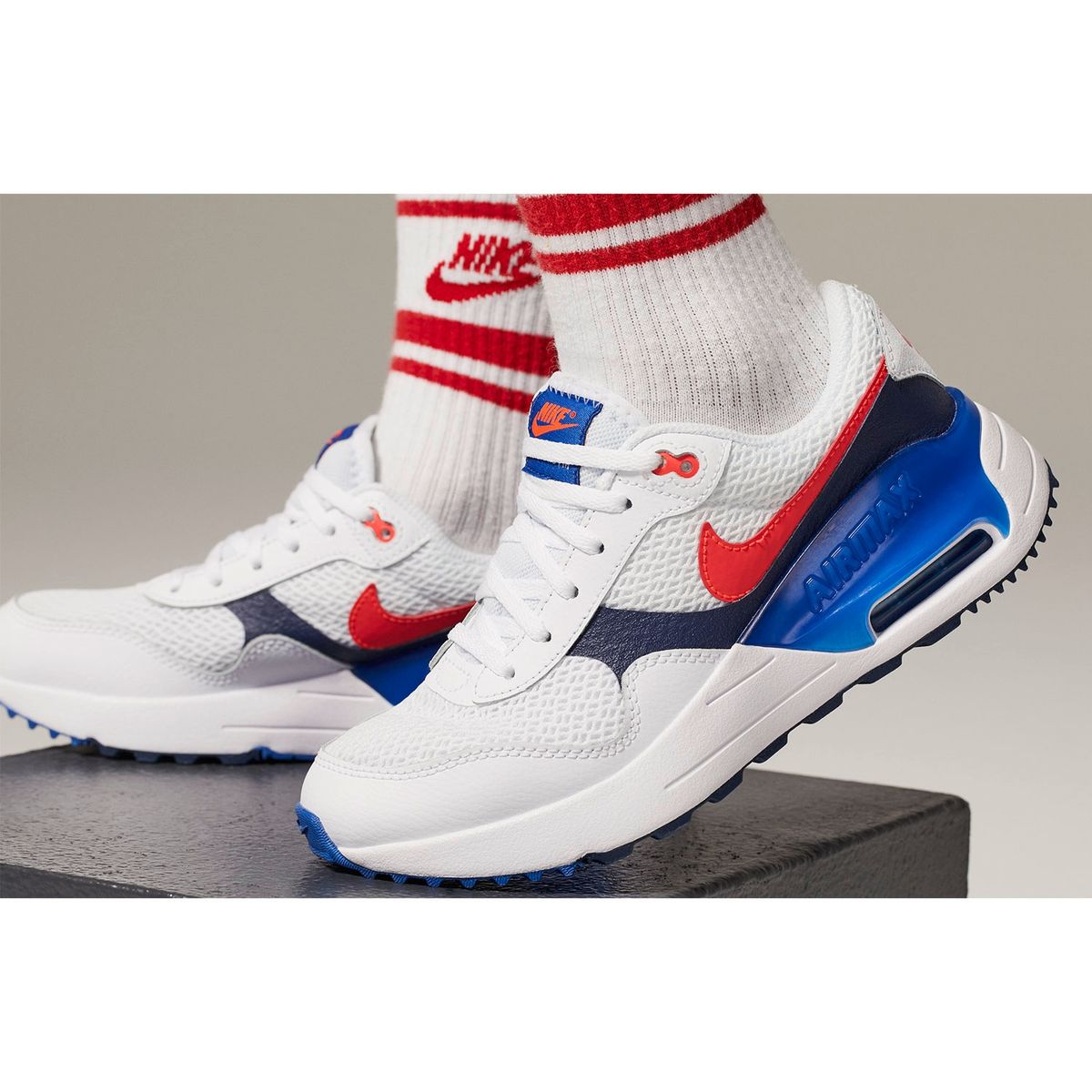 NIKE - Air Max Systm Zapatilla Urbana Hombre Blanco Nike