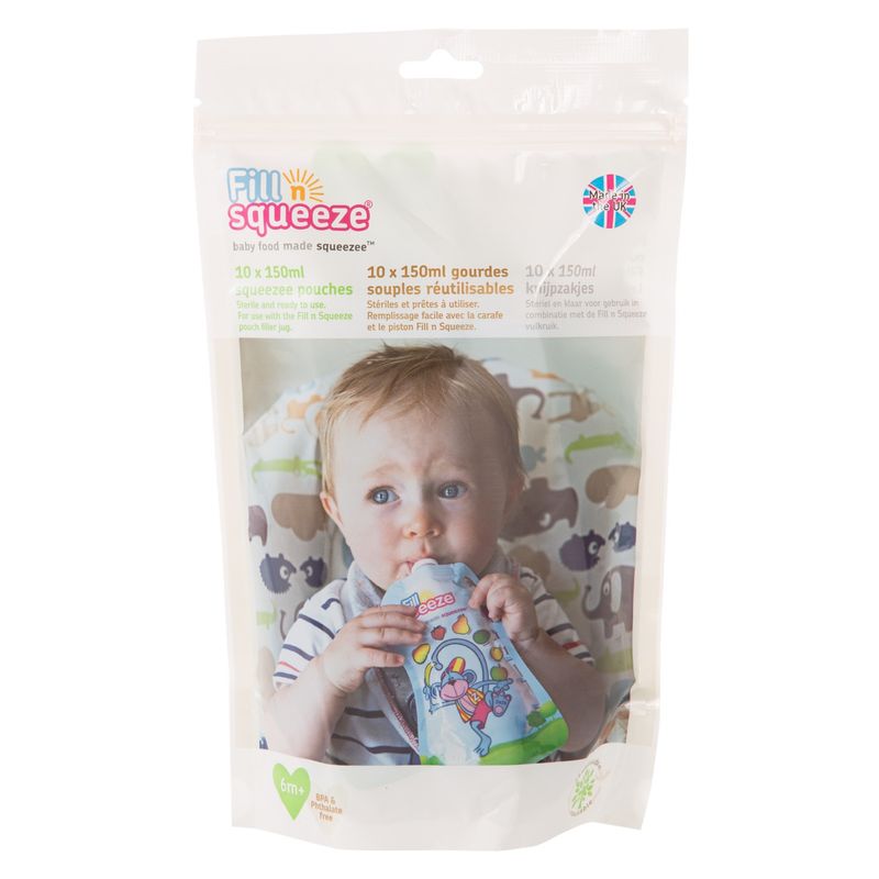 Fill N Squeeze - Fill N Squeeze Bolsas Reutilizables Repuestos