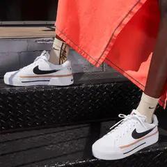 NIKE - Court Legacy Lift Zapatilla Urbana Mujer Blanco