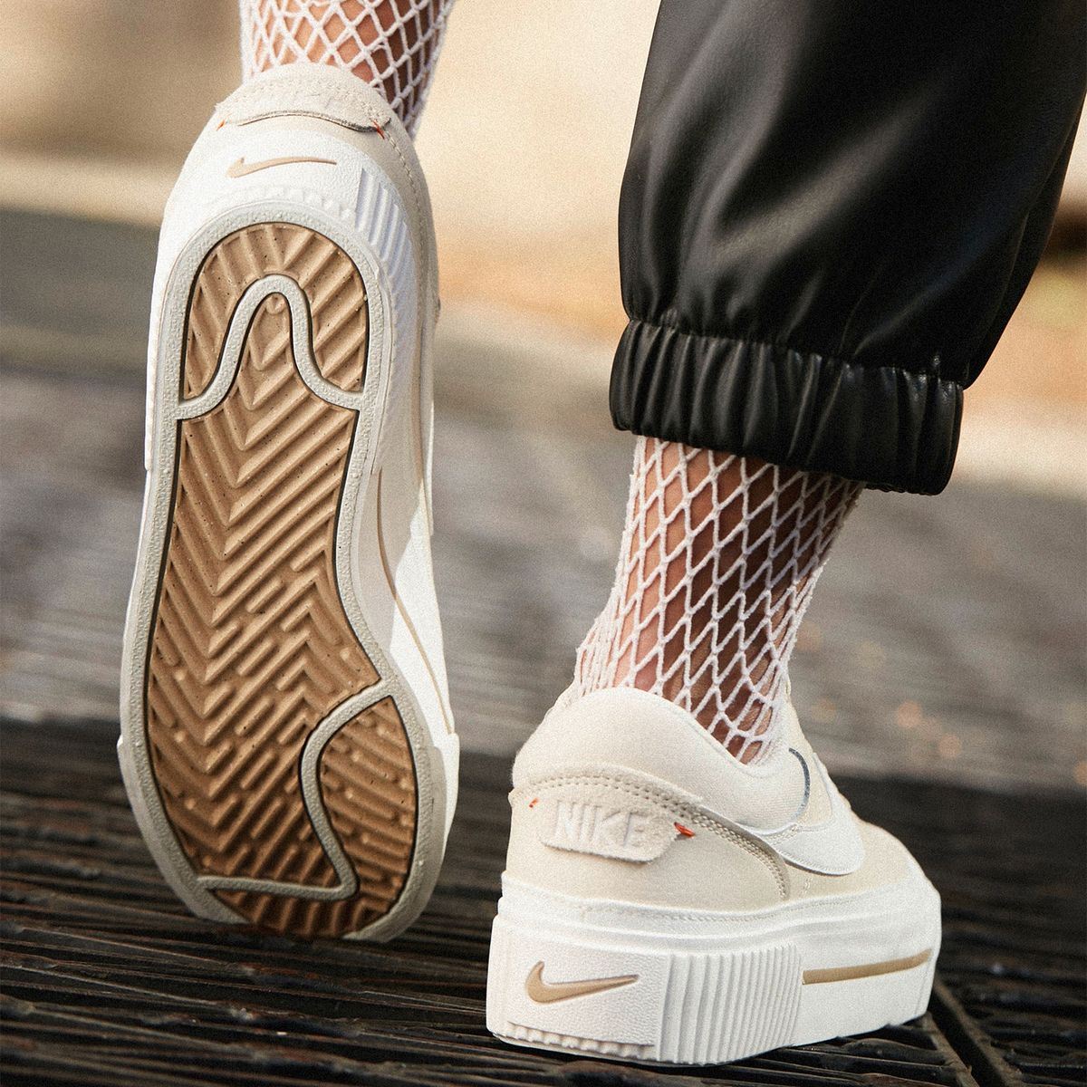 NIKE - Nike Court legacy lift zapatilla urbana mujer cafe