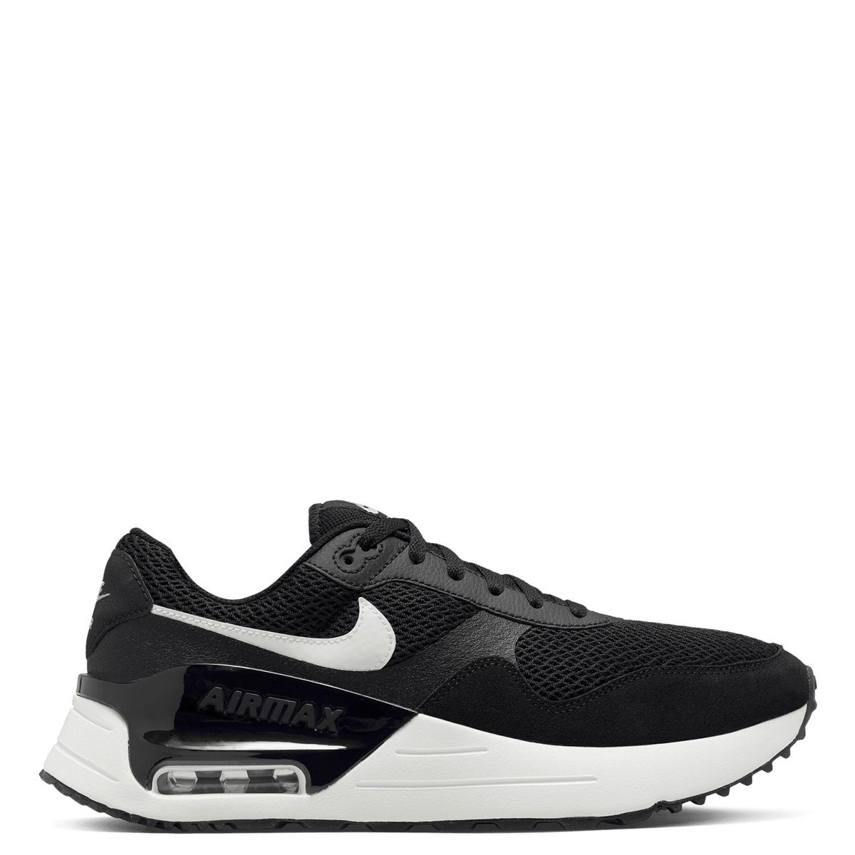 NIKE - Air Max Systm Zapatilla Urbana Hombre Cuero Negro Nike