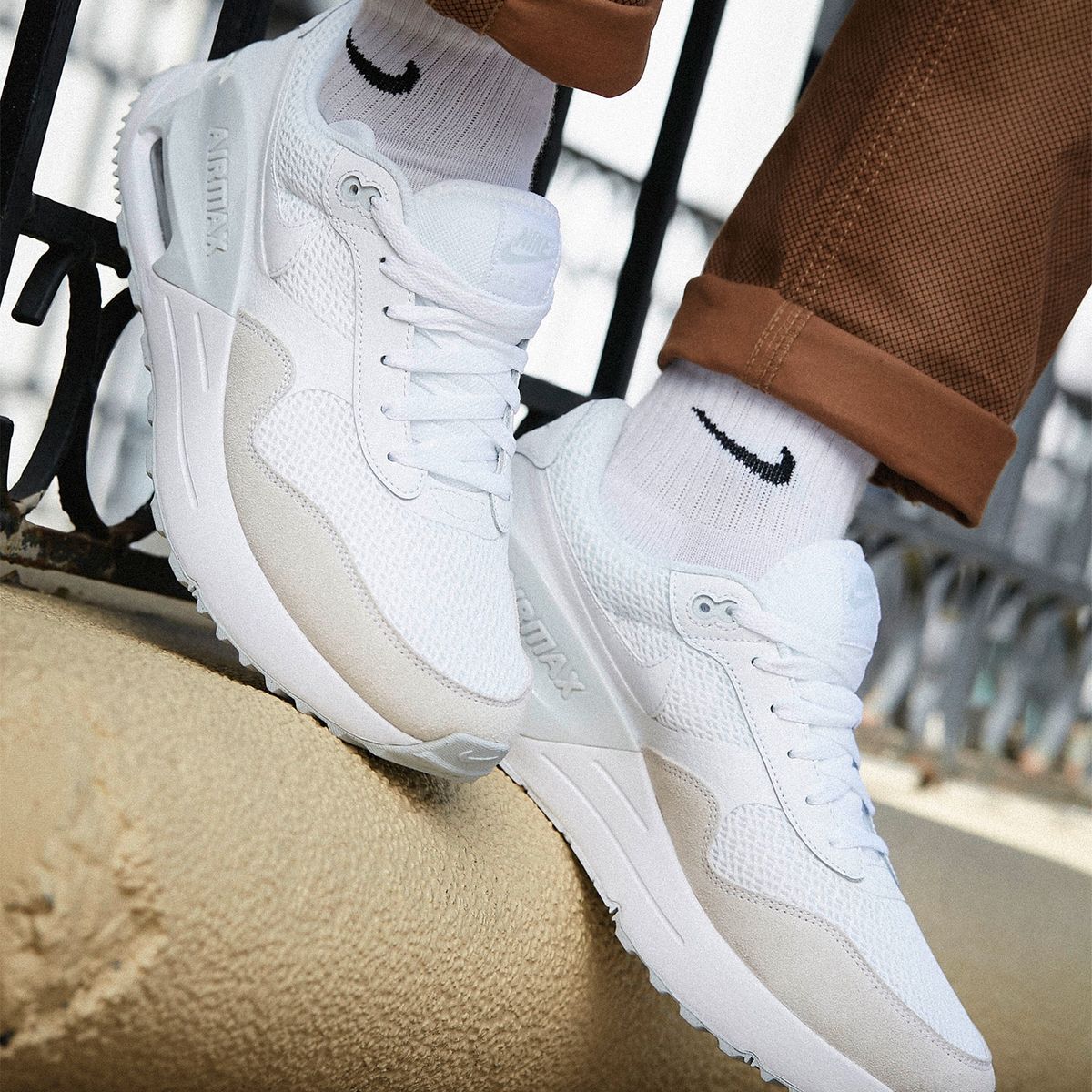 NIKE - Air Max Systm Zapatilla Urbana Hombre Blanco Nike