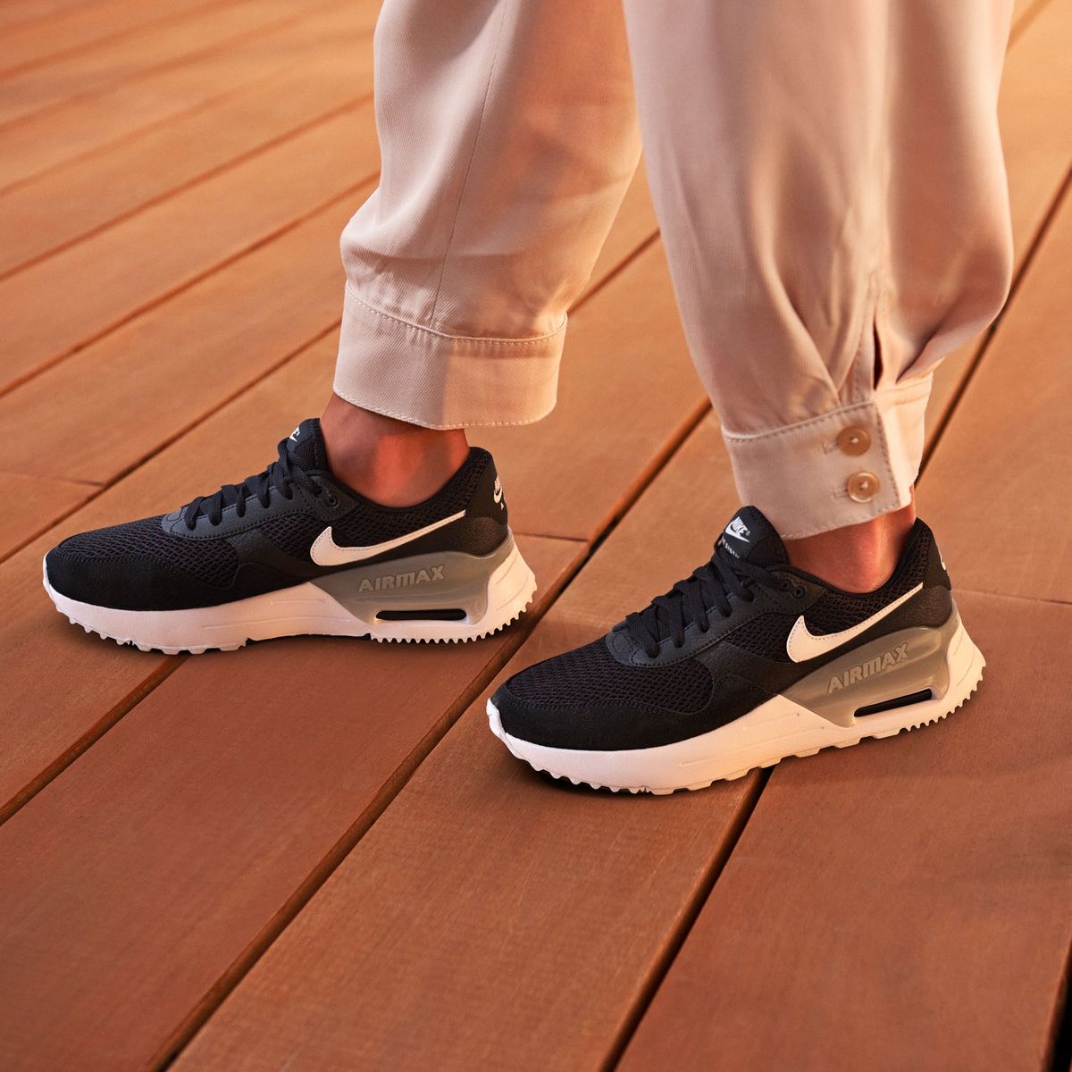 NIKE - Air Max Systm Zapatilla Urbana Mujer Negro Nike