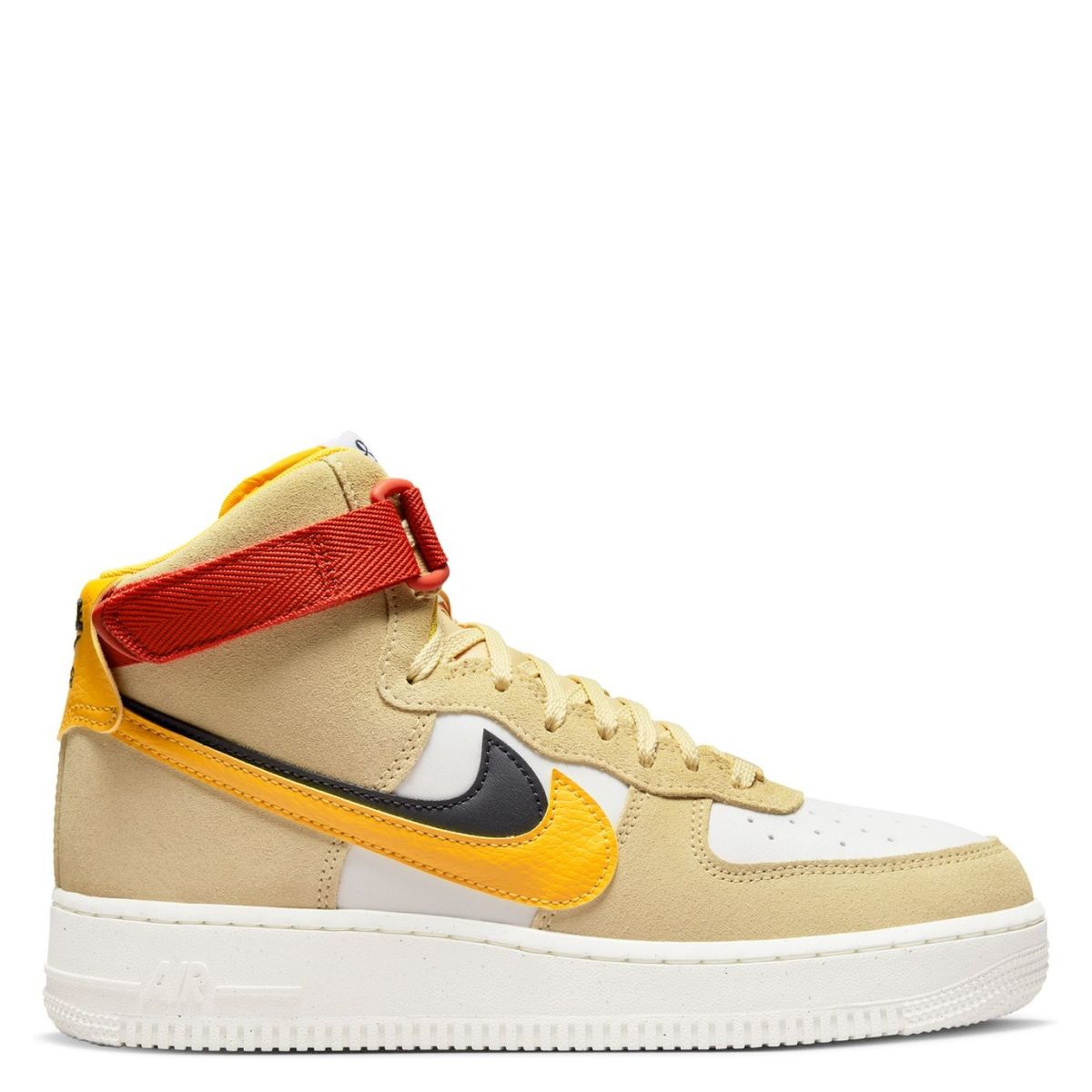 NIKE - Air Force 1 Hi Zapatilla Urbana Mujer Cuero Café Nike