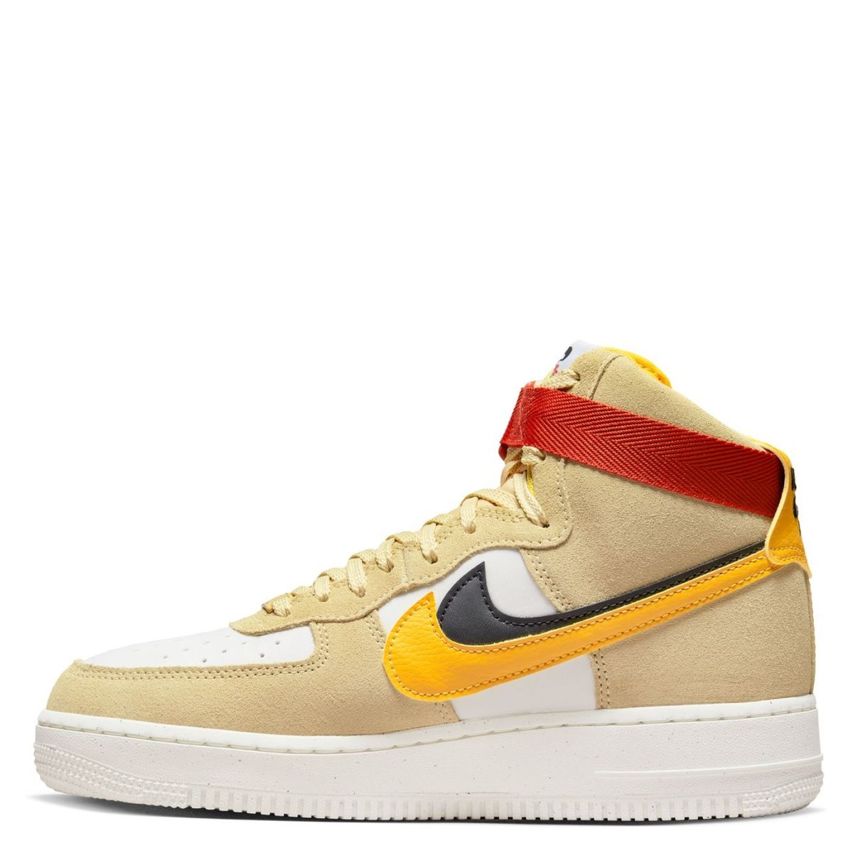 NIKE - Air Force 1 Hi Zapatilla Urbana Mujer Cuero Café Nike