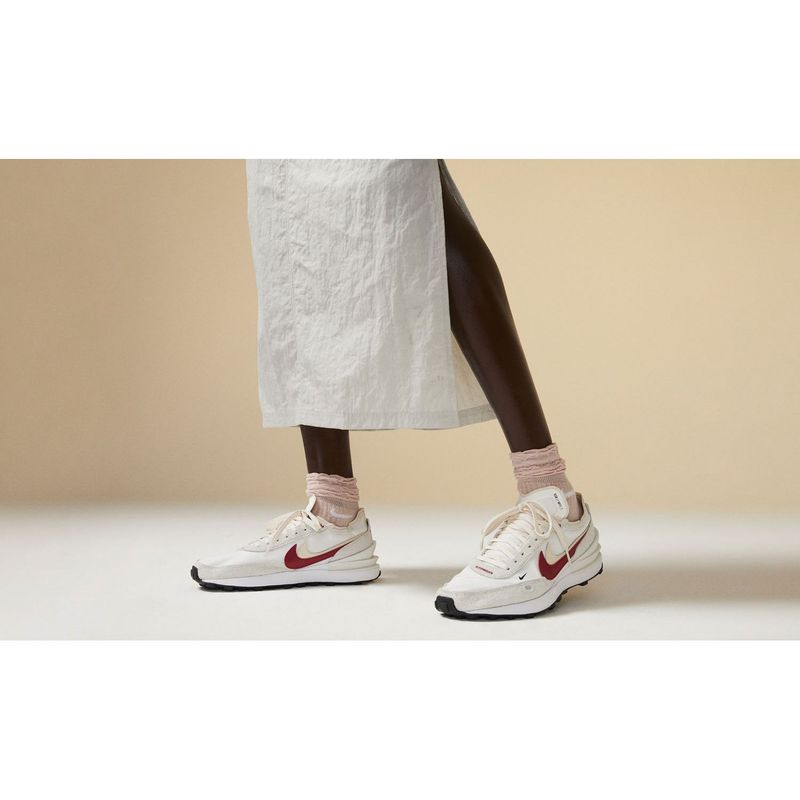 NIKE - Waffle One Zapatilla Urbana Mujer Cuero Blanco Nike