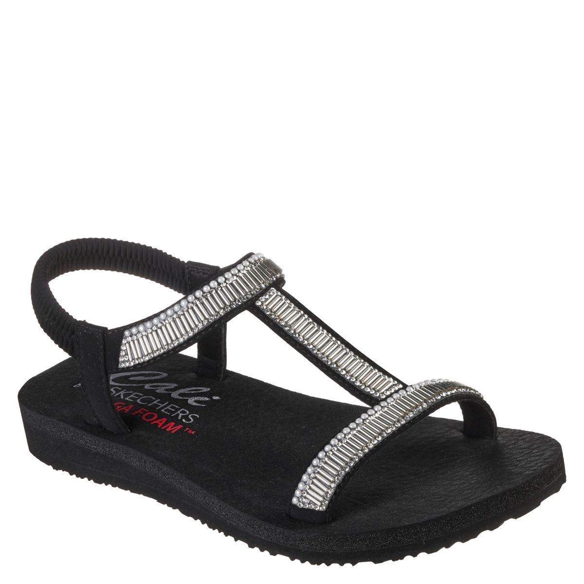 SKECHERS - Skechers Sandalia mujer negro