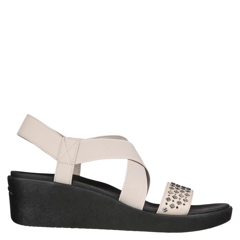 SKECHERS - Skechers Sandalia mujer beige/khaki