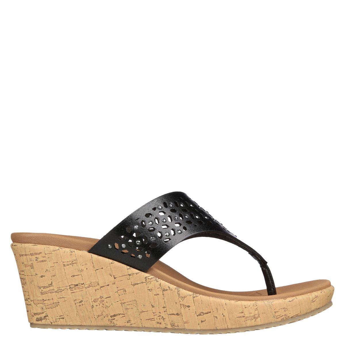 SKECHERS - Skechers Sandalia mujer negro