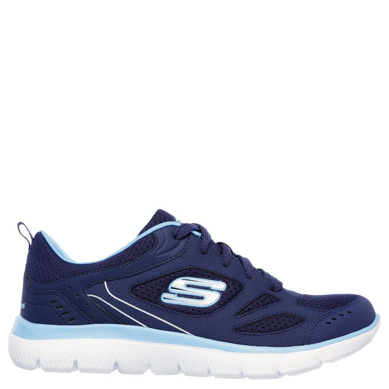 SKECHERS - Zapatilla Running Mujer Azul Skechers