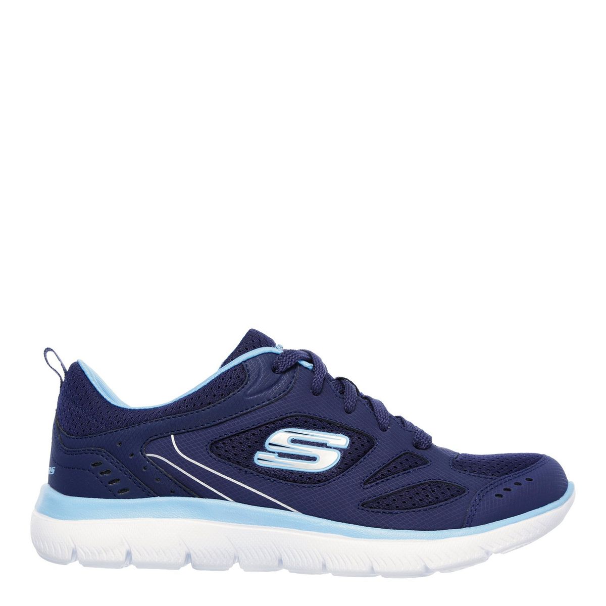 SKECHERS - Zapatilla Running Mujer Azul Skechers