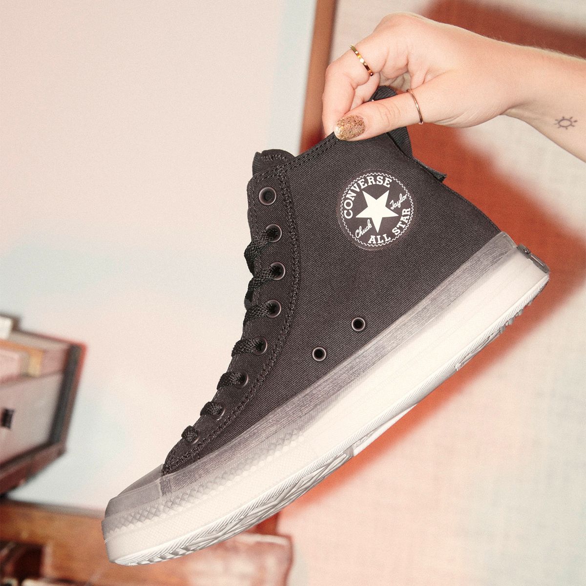 CONVERSE - Chuck Taylor All Star CX Explore Zapatilla Urbana Hombre Negro Converse