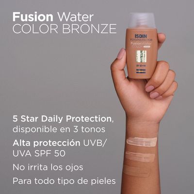 Imagen 2 del producto Protector Solar Facial Fusion Water Color Bronce FPS 50 50 ml