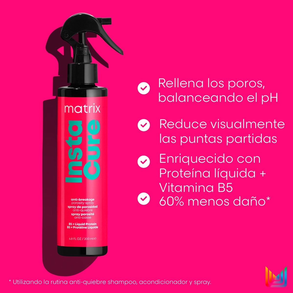 MATRIX - Leave In Reparación Cabello Dañado Instacure 200 Ml Matrix
