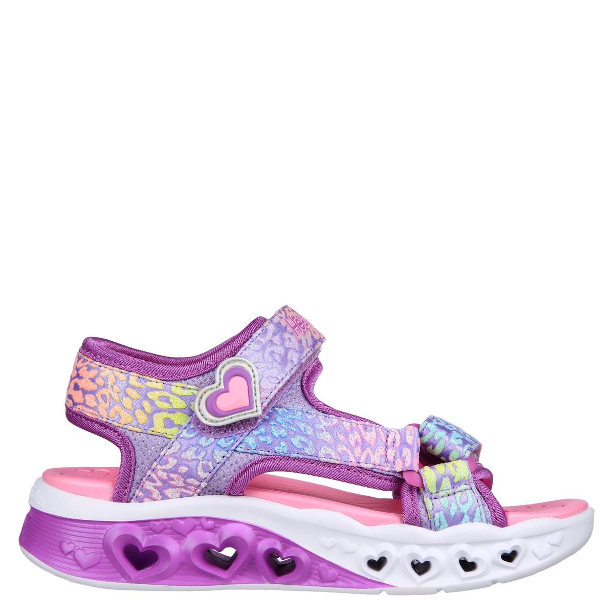 SKECHERS - Skechers Sandalia Niña Luces Morado