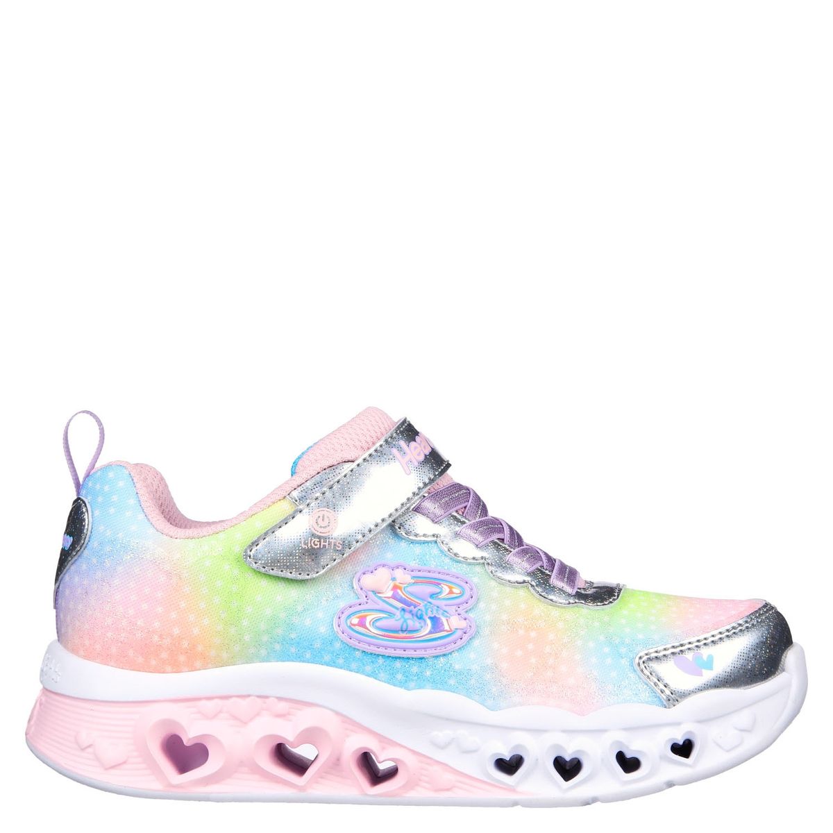 SKECHERS - Zapatilla con Luces Niña Rosada Skechers