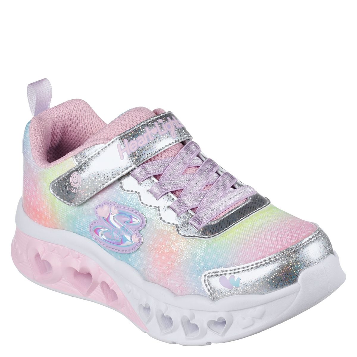 SKECHERS - Zapatilla con Luces Niña Rosada Skechers