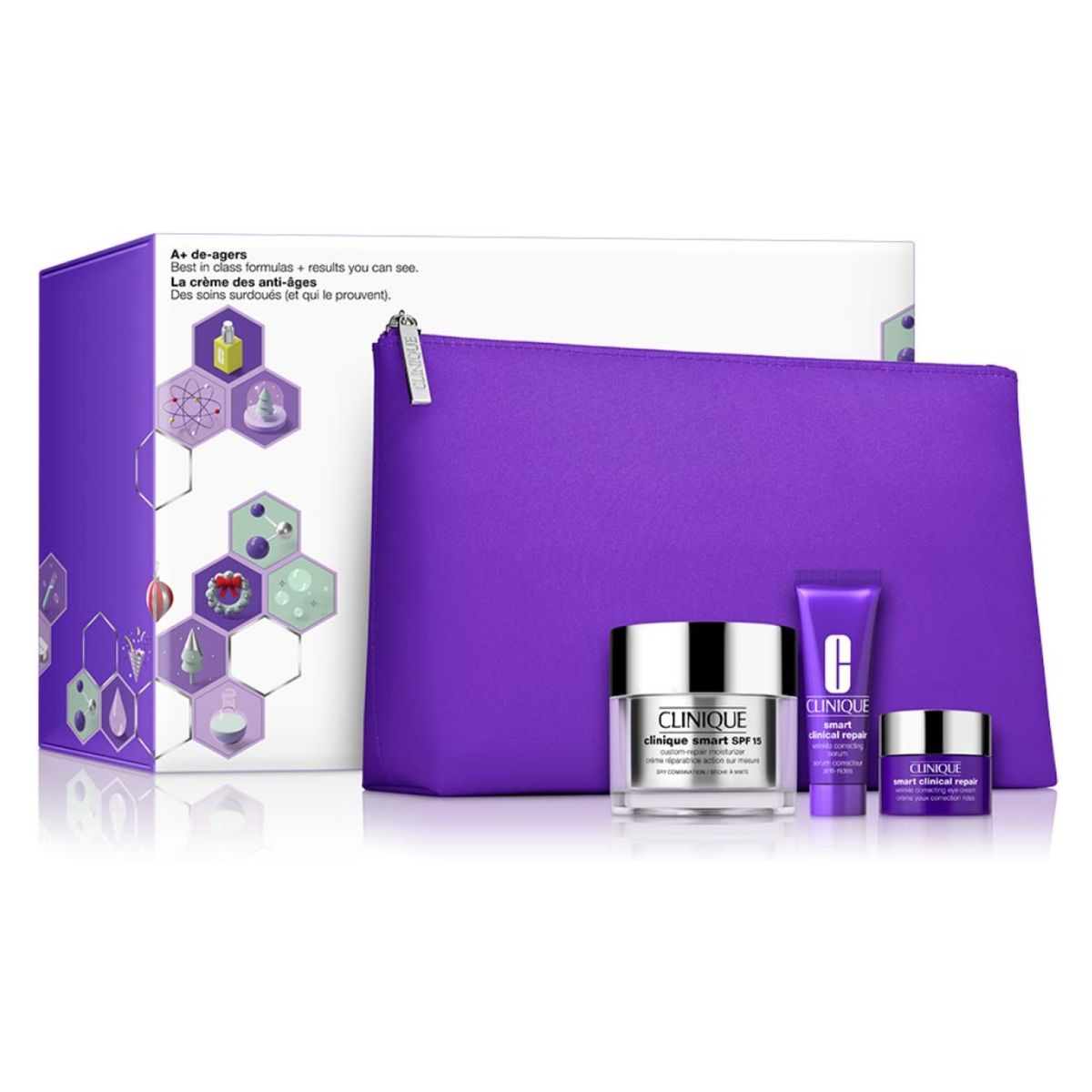 CLINIQUE - Set Rutina Antiedad Clinique Smart And Smooth Clinique