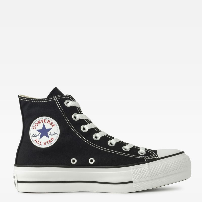 CONVERSE - Chuck Taylor All Star Lift Zapatilla Urbana Mujer Negro Converse