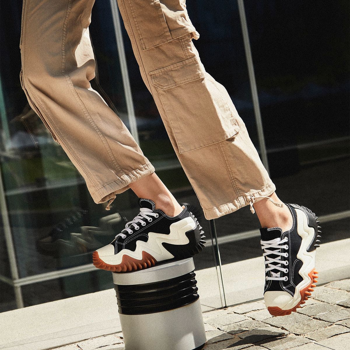 CONVERSE - Run Star Motion Zapatilla Urbana Negra Mujer Converse