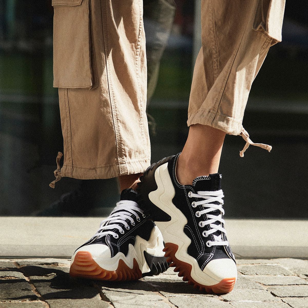 CONVERSE - Run Star Motion Zapatilla Urbana Negra Mujer Converse