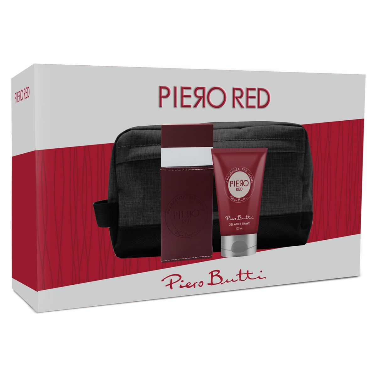 PIERO BUTTI - Set Perfume Piero Red 100 Ml EDT + Estuche + After Balm 100 Ml Piero Butti