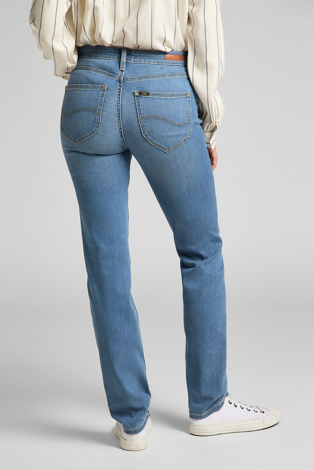 LEE - Jeans Straight Tiro Medio Mujer Lee
