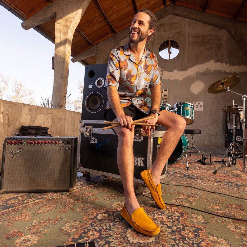 GUANTE - Mocasin Hombre Amarillo Guante