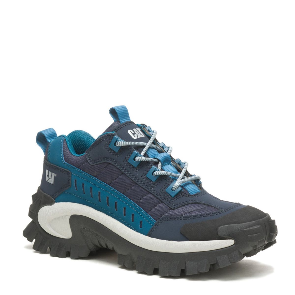 CAT - Zapatilla Urbana Hombre Cuero Azul Cat