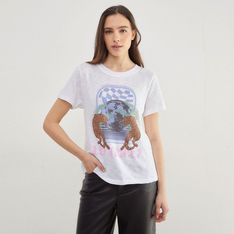 MALVA - Malva Polera Algodón Pima Mujer