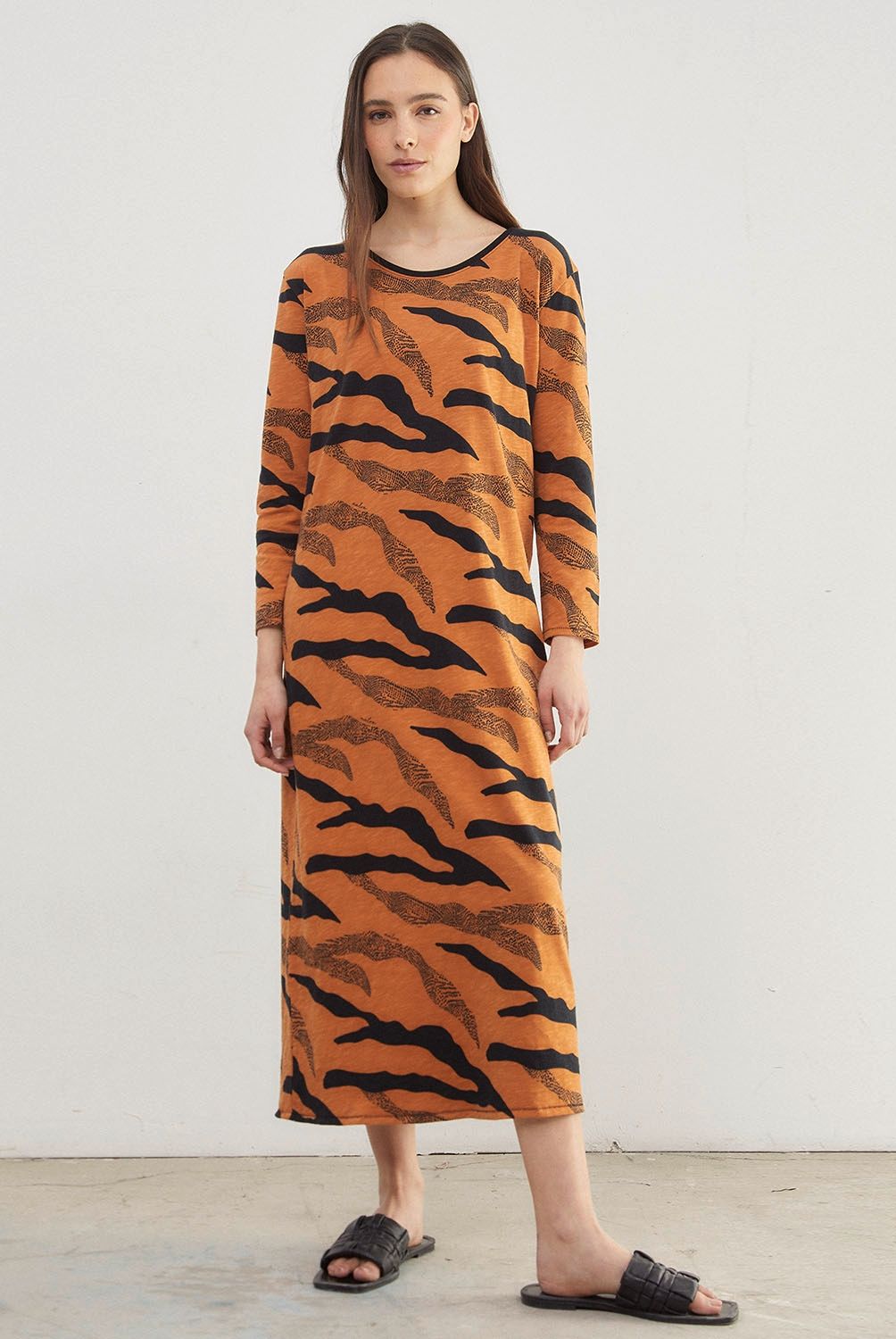 MALVA - Malva Vestido Largo Algodón Pima Mujer