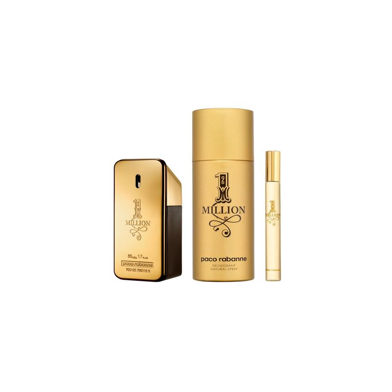 CAROLINA HERRERA - 1 Million EDT 50 ML + Desodorante 150 ML + Mega Spritzer 10 ML Carolina Herrera