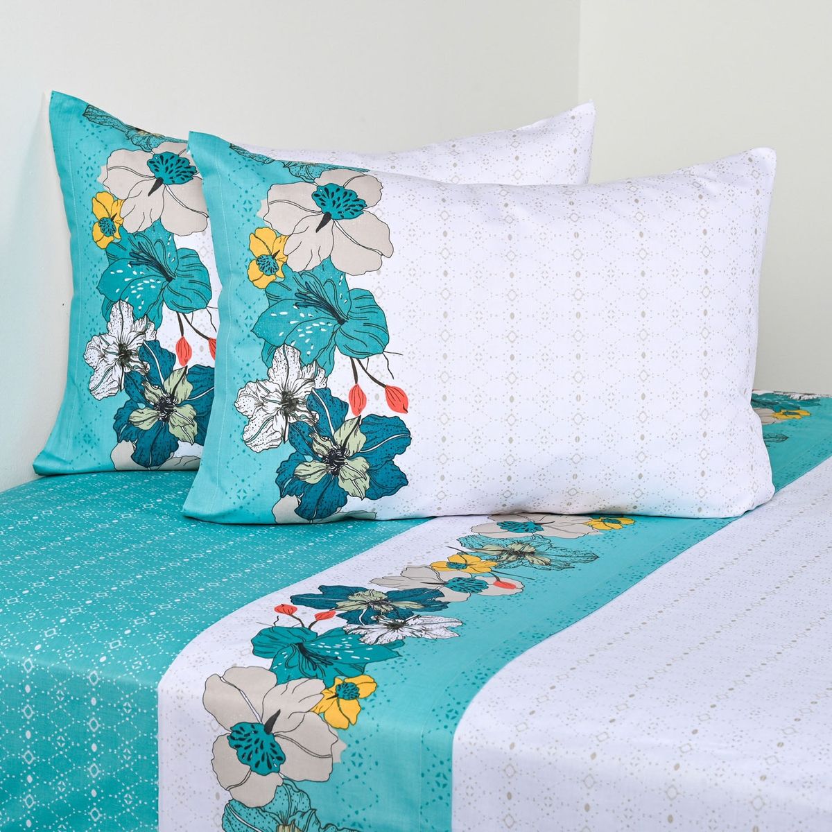 AMERICAN FAMILY - Juego De Sábanas 144 Hilos Papua American Family