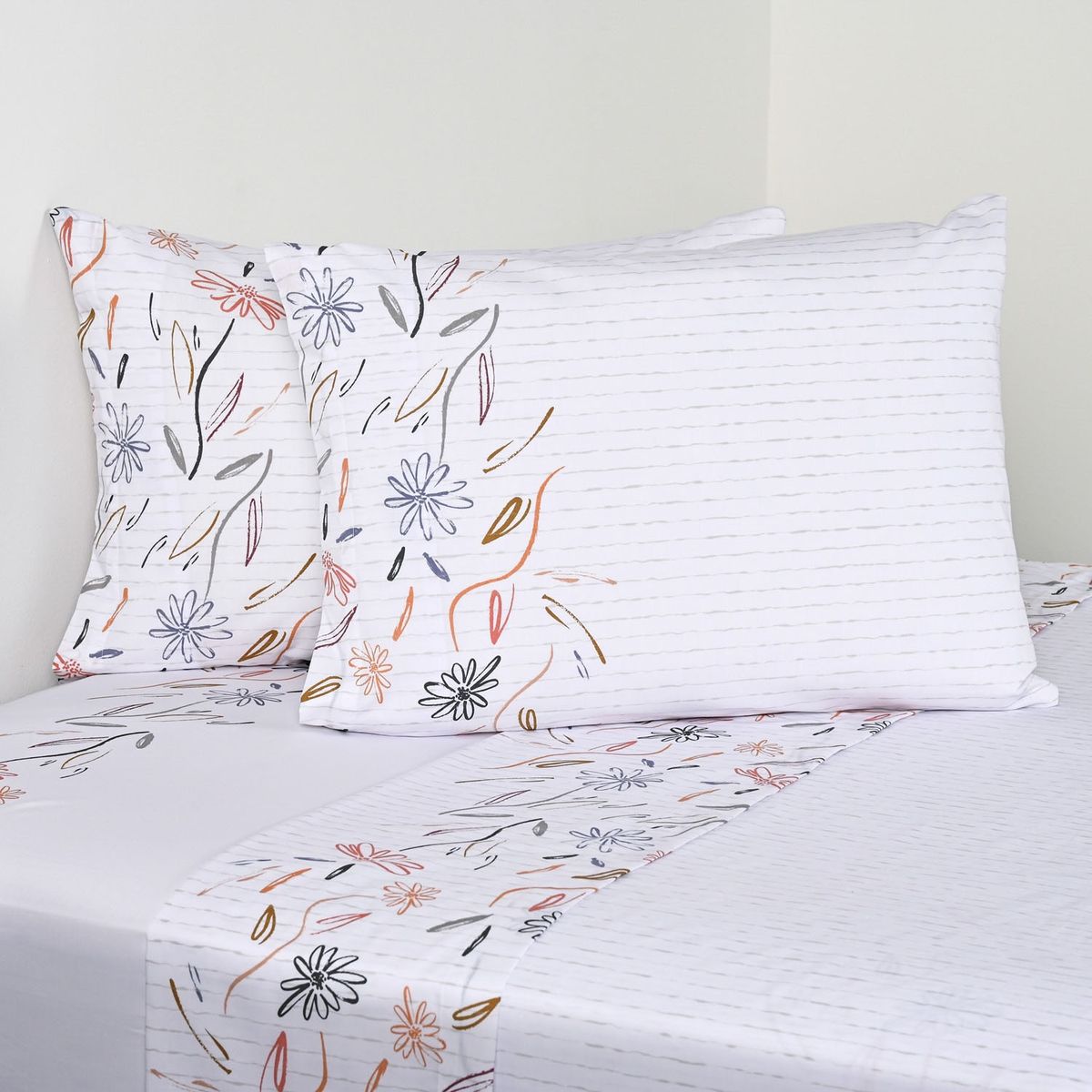 ELEMENTS & CO - Juego de Sábanas 200 Hilos Tracing Elements & Co