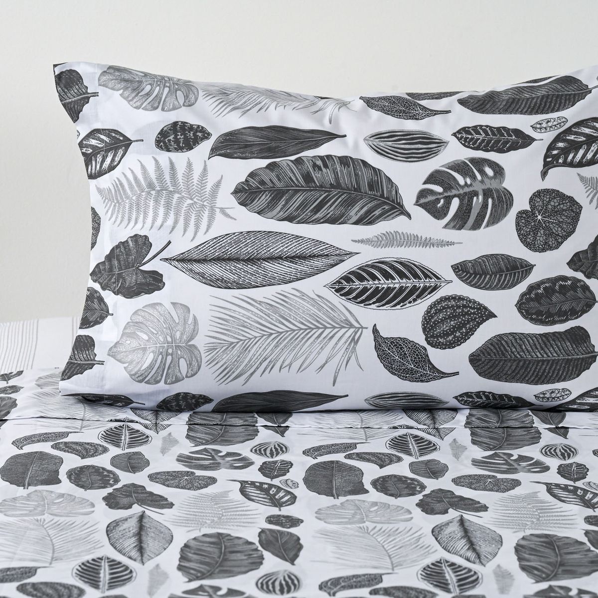 ELEMENTS & CO - Juego De Sábanas 200 Hilos Blacknature Elements & Co