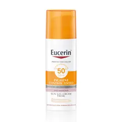 EUCERIN - Protector Solar Facial Sun Pigment Control Tinted Tono Claro Protector Solar FPS 50+ 50ml
