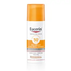 EUCERIN - Protector Solar Facil Sun Pigment Control Tinted Tono Medio Protector Solar FPS 50+ 50ml