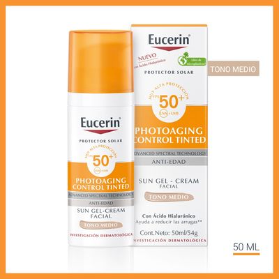 Imagen 2 del producto SUN Face Photoaging Control Protect Tono Medio FPS 50 50ml