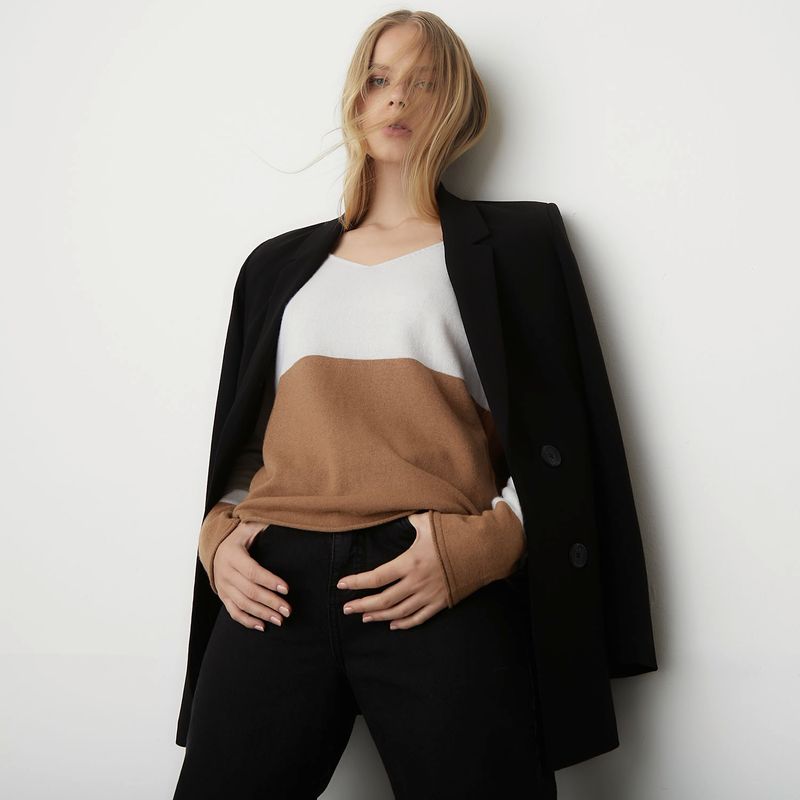 BASEMENT - Sweater Lana Mujer Hecho En Italia Basement