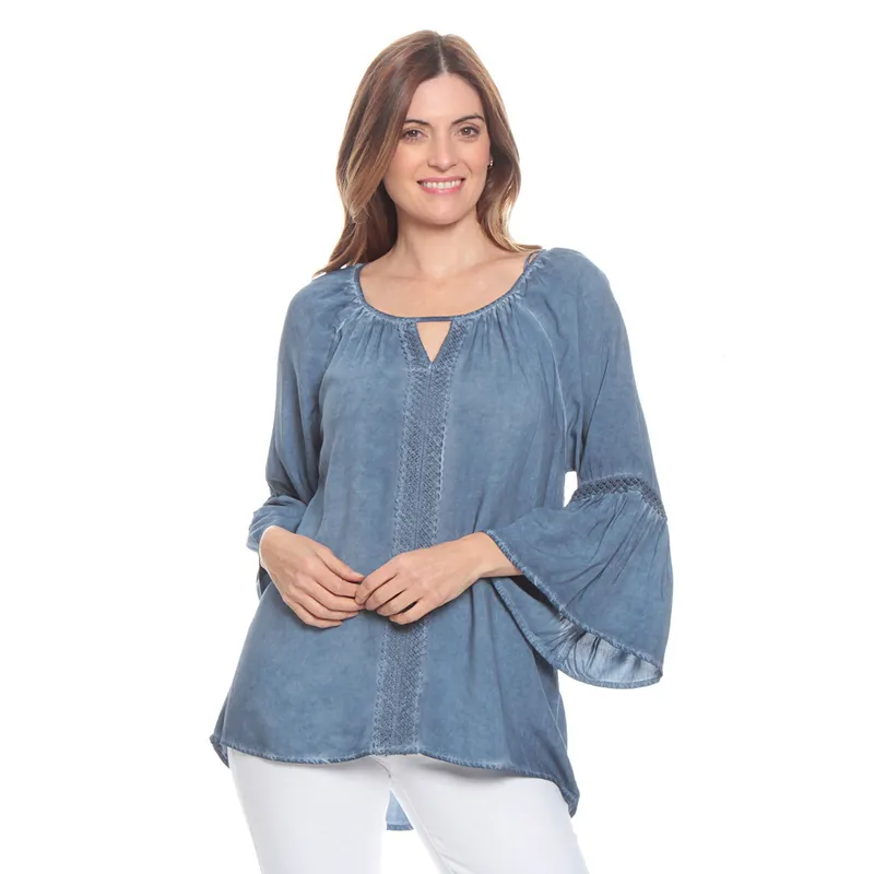 WADOS Wados Blusa Manga Larga Algodón Mujer