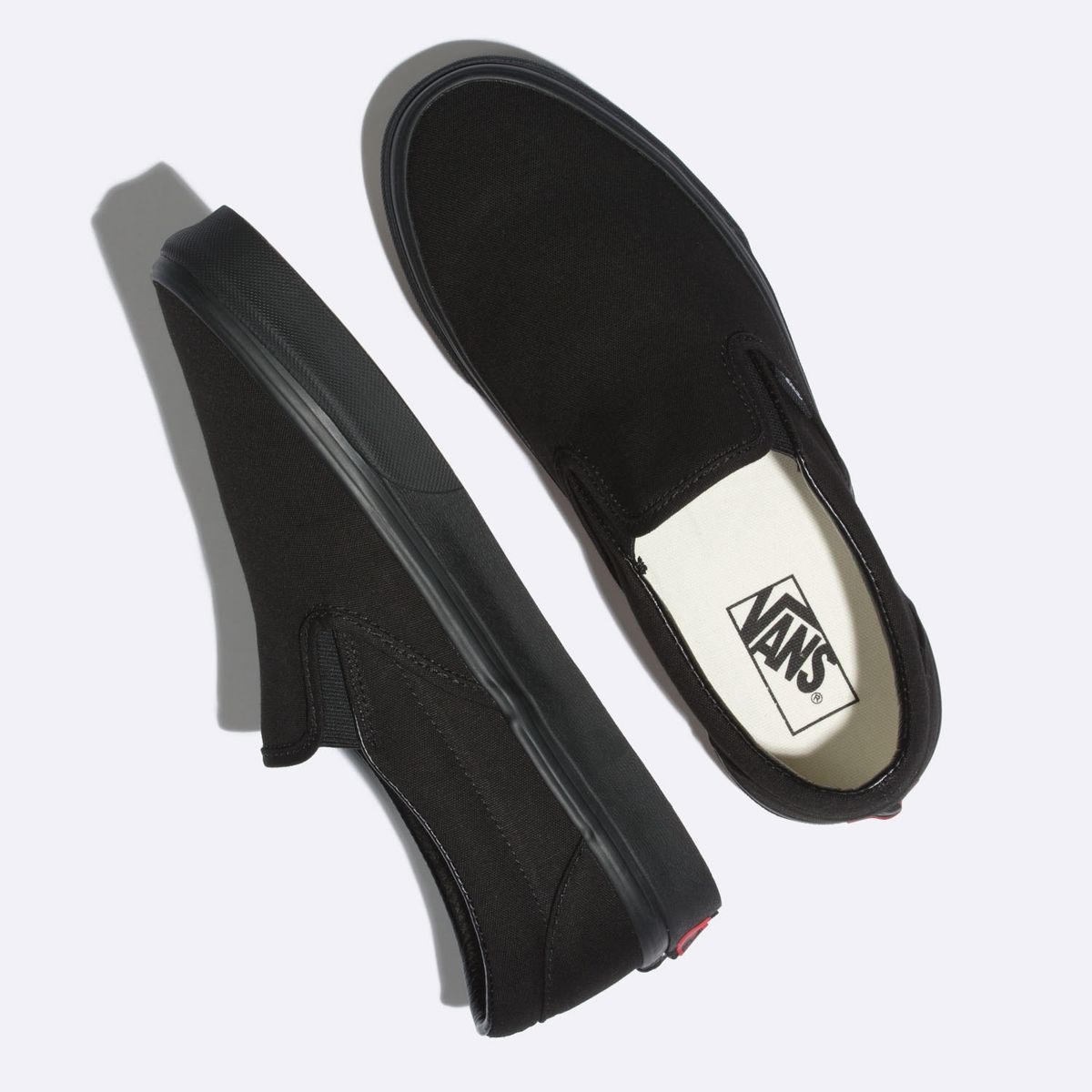 VANS - Classic Slip On Zapatilla Urbana Mujer Negra Vans