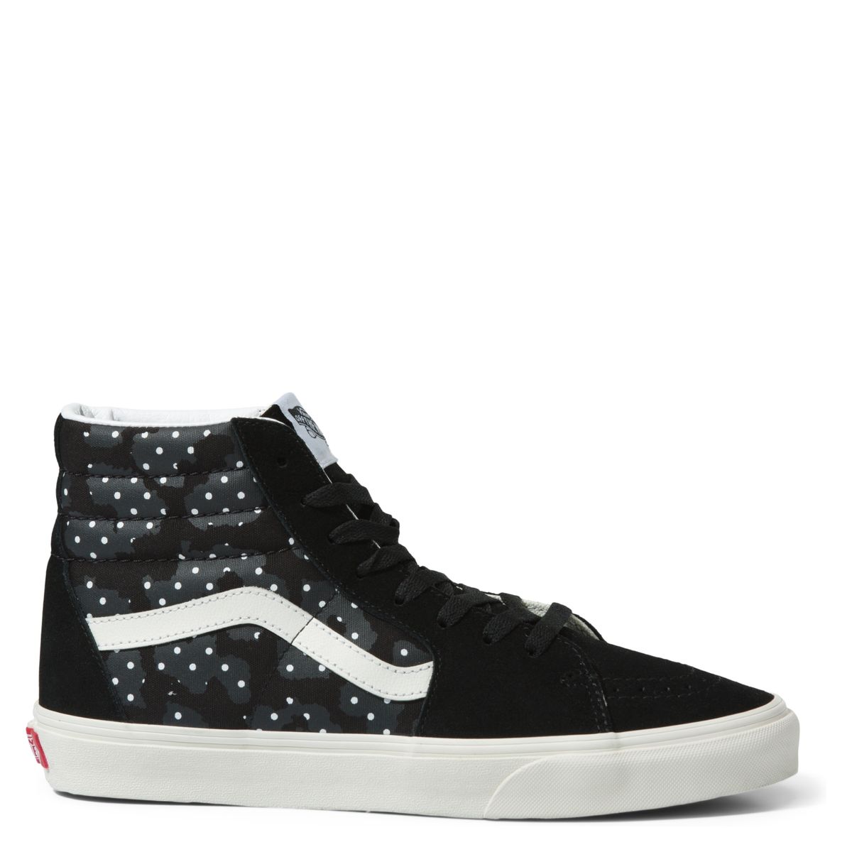 VANS - Vans Ua sk8-hi leopard polkadot black/white zapatilla urbana unisex negro