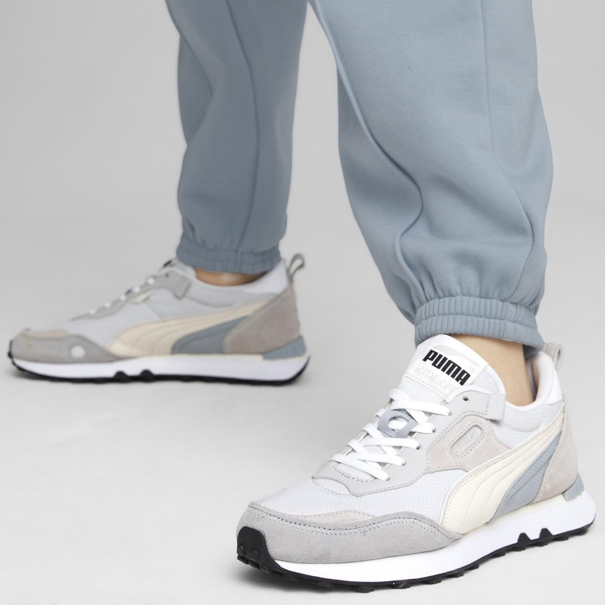 PUMA - Rider Fv Ftr Vi Zapatilla Urbana Hombre Gris Puma