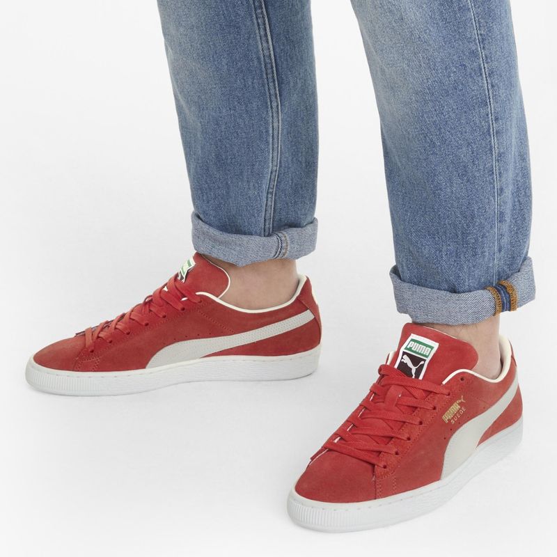 PUMA - Suede Classic Xxi Zapatilla Urbana Hombre Rojo Puma