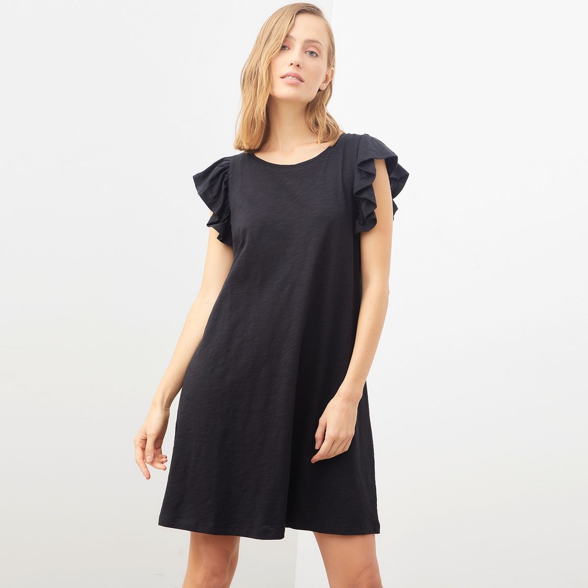 BASEMENT - Basement Vestido Corto Algodón Pima Mujer