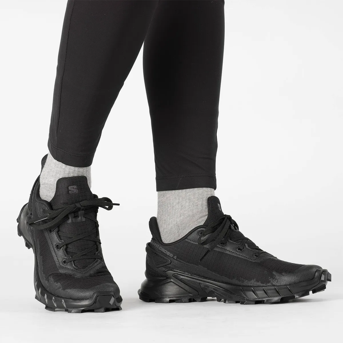 SALOMON - Alphacross 4 Zapatilla Outdoor Mujer Negro Salomon