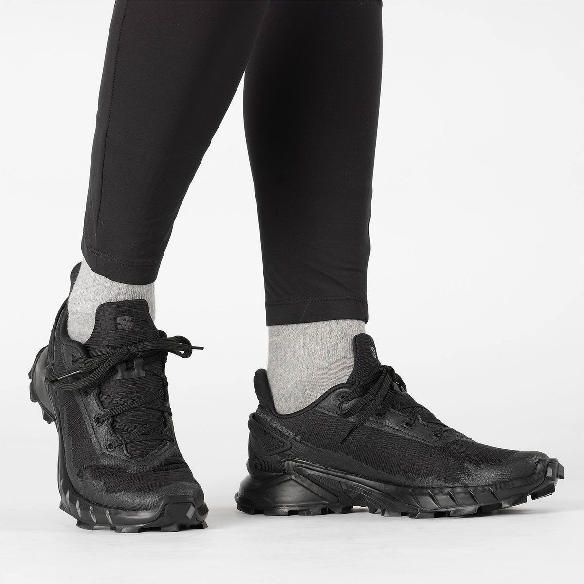 SALOMON - Alphacross 4 Zapatilla Outdoor Mujer Negro Salomon