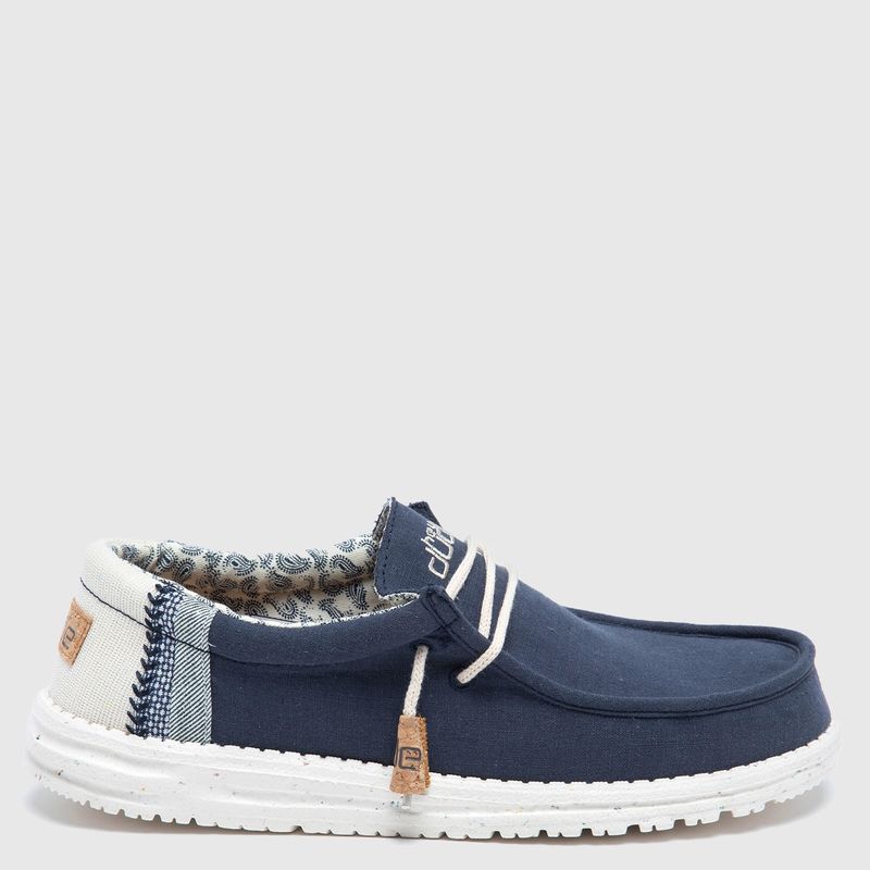 HEYDUDE - Zapatilla Urbana Hombre Azul Heydude