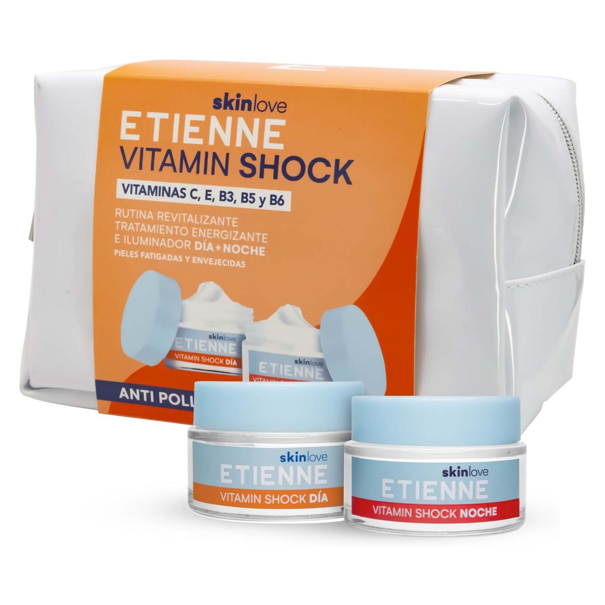 ETIENNE - Set Cosmetiquero Vitamin Shock Día + Noche Skin Etienne